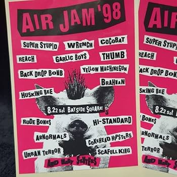Amazon.co.jp: AIR JAM '98(Hi‐STANDARD)ステッカー2枚セット